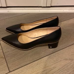 Brand new without box.  Love these shoes but they just don’t fit!